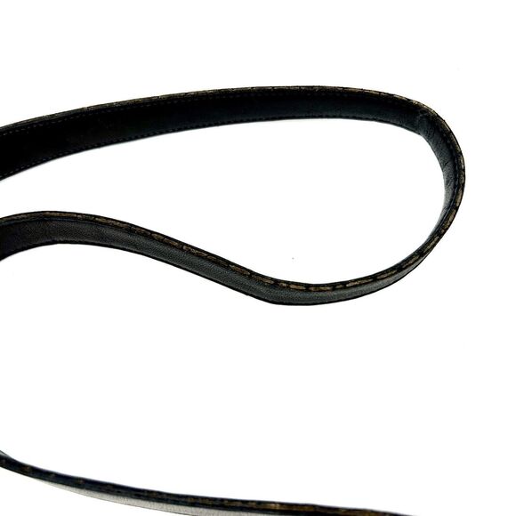 Vintage COACH Whitney Leather Shoulder Bag Distressed Brown Black Crossbody Gold - Picture 7 of 13